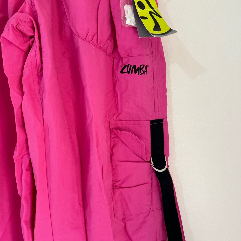 NWT Zumba Pink Cargo Pants * see description for size - Picture 5 of 6
